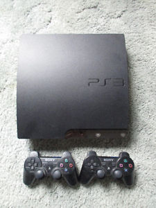 PS3, 2 controllers and games