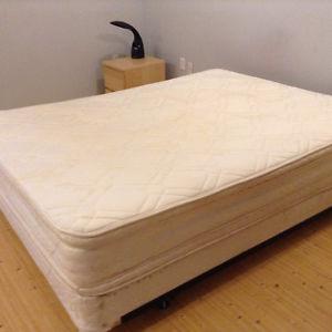 Queen Size Mattress/Boxspring and frame