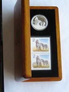RCM  Horse Coin & Stamp Set