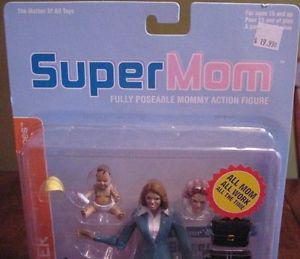 SUPER MOM Doll Fully Poseable Mommy Action Figure 6"