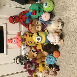 Stuffed animals (disney, ty, webkinz)