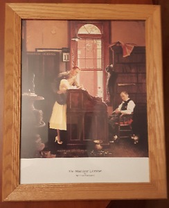 "The Marriage License" by Norman Rockwell