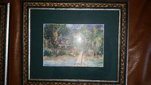Two framed Jill Louis Campbeĺl Salt spring Island prints