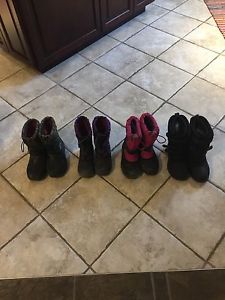Various kids good quality boots