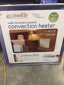 Wall mounted convection heater