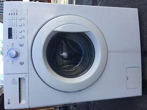 White LG Front Load Washer/Dryer