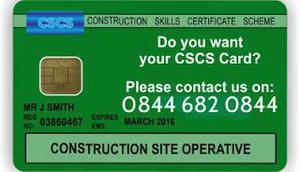 Who needs a CSCS Card?
