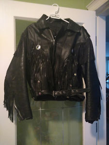 Ykk leather jacket
