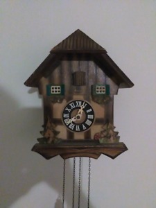 Antique coo coo clock from germany also other stuff in pics