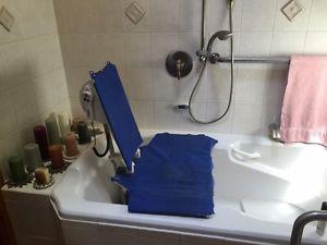 Aquatec Beluga Bath lift Chair with Blue Mesh