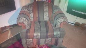 Arm Chair and Ottoman