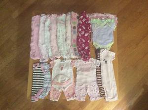 Baby girl's clothing - size 3 months and 3 to 6 months