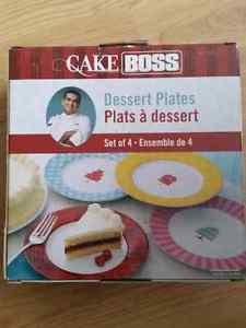 Cake Boss dessert plate set