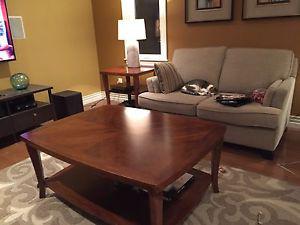 Coffee Table, Hall & 2 End tables with TV Unit