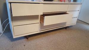 FREE- fcfs 9 drawer white dresser