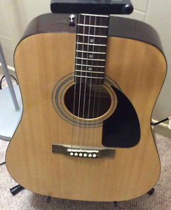 Fender Acoustic Guitar With Stand!!