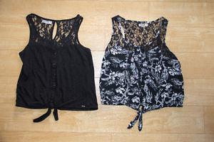 Front tie shirts