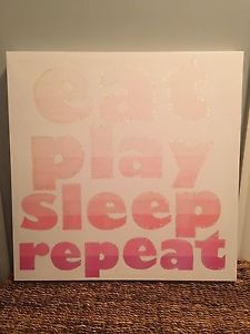 Girls room canvas print