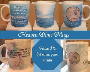 Heaven Dime Mugs & Personalized