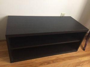 Ikea Black TV Stand / Shelves