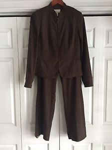 Lovely Suede-like Brown Suit for Sale!