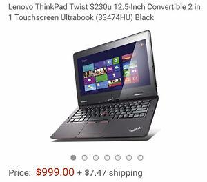 *Make an offer** *Powerful* Lenovo ThinkPad Twist Laptop