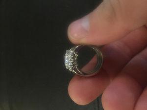 Maple Leaf Diamond engagement ring with 2 matching custom