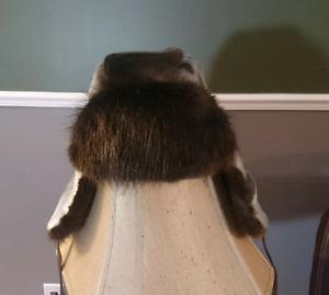Men's Aviator Hat made of genuine Beaver and Sealskin..
