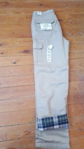 Mens thermal lined pants. 