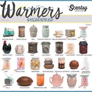 NEW SCENTSY WARMERS & BARS