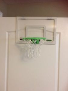 Over the door basketball hoop and ball