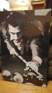 Paul Newman Photo on Hardboard for Sale