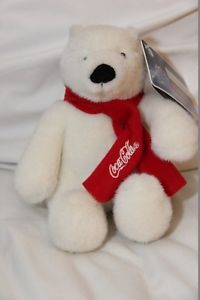Plush coca-cola polar bear