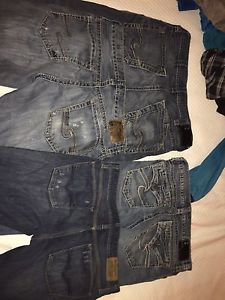 Silver/guess jeans