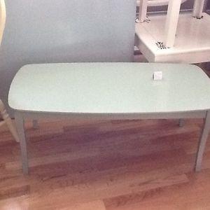 Soft green coffee table