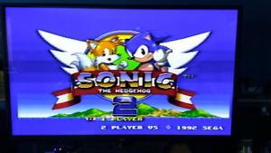 Sonic 1 and 2, mortal kombat 2 Genesis