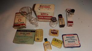 Vintage Medicine Bottles etc.