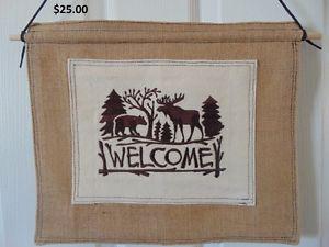 Welcome wall hanging