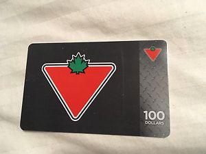 $100 Canadian Tire Gift Card for Any $100 Gift Card