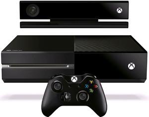 1TB XBOX ONE C/W ALL CORDS CONTROLLER & KINECT & 2 GAMES