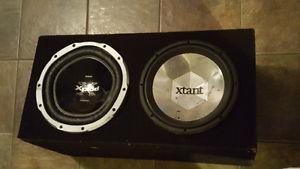 2 - 12 inch subs with box