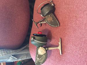 2 Dam Quick collectable spinning reels, made in West Berlin