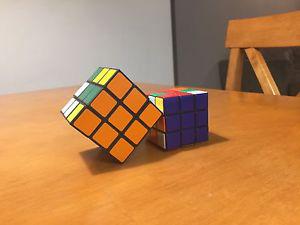 2 Rubik's cube large and small