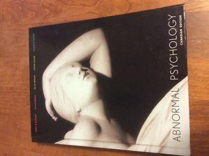 Abnormal Psychology - Pearson latest edition
