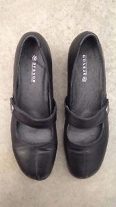 Aravon quality leather shoes black
