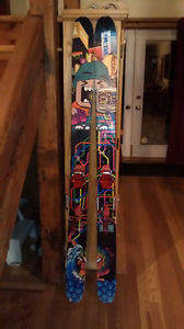 Atomic Bent Chetler Skis with G3 Tele Bindings
