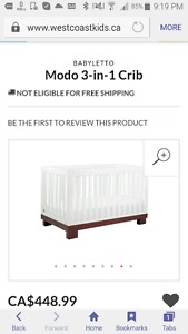Babyletto crib and dresser/changing table