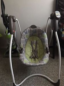 Battery operated Graco baby swing