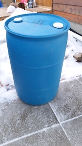 Blue barrel