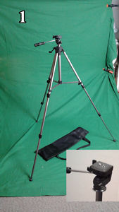 Camera Tripod and Various Bags/Cases